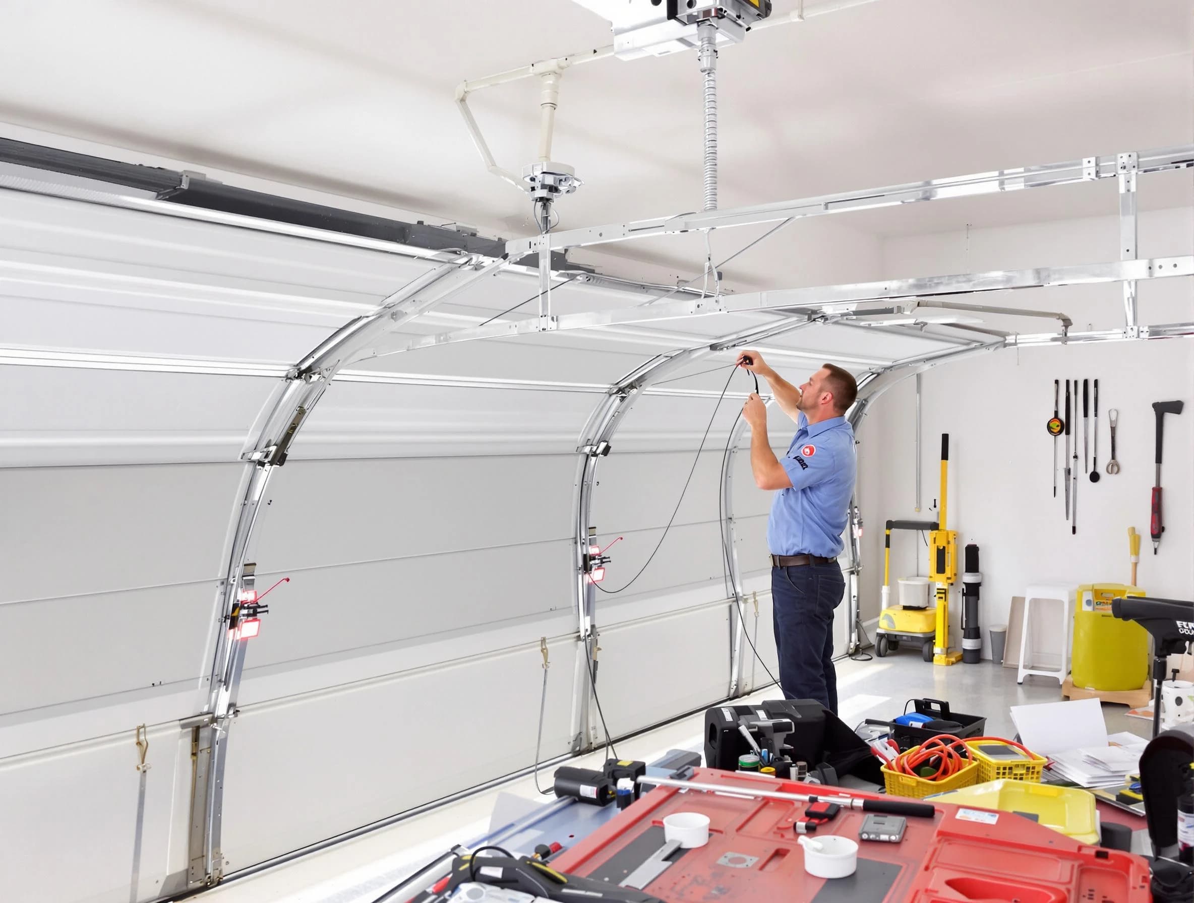 Garage door cable repair service by Piscataway Garage Door Repair in Piscataway