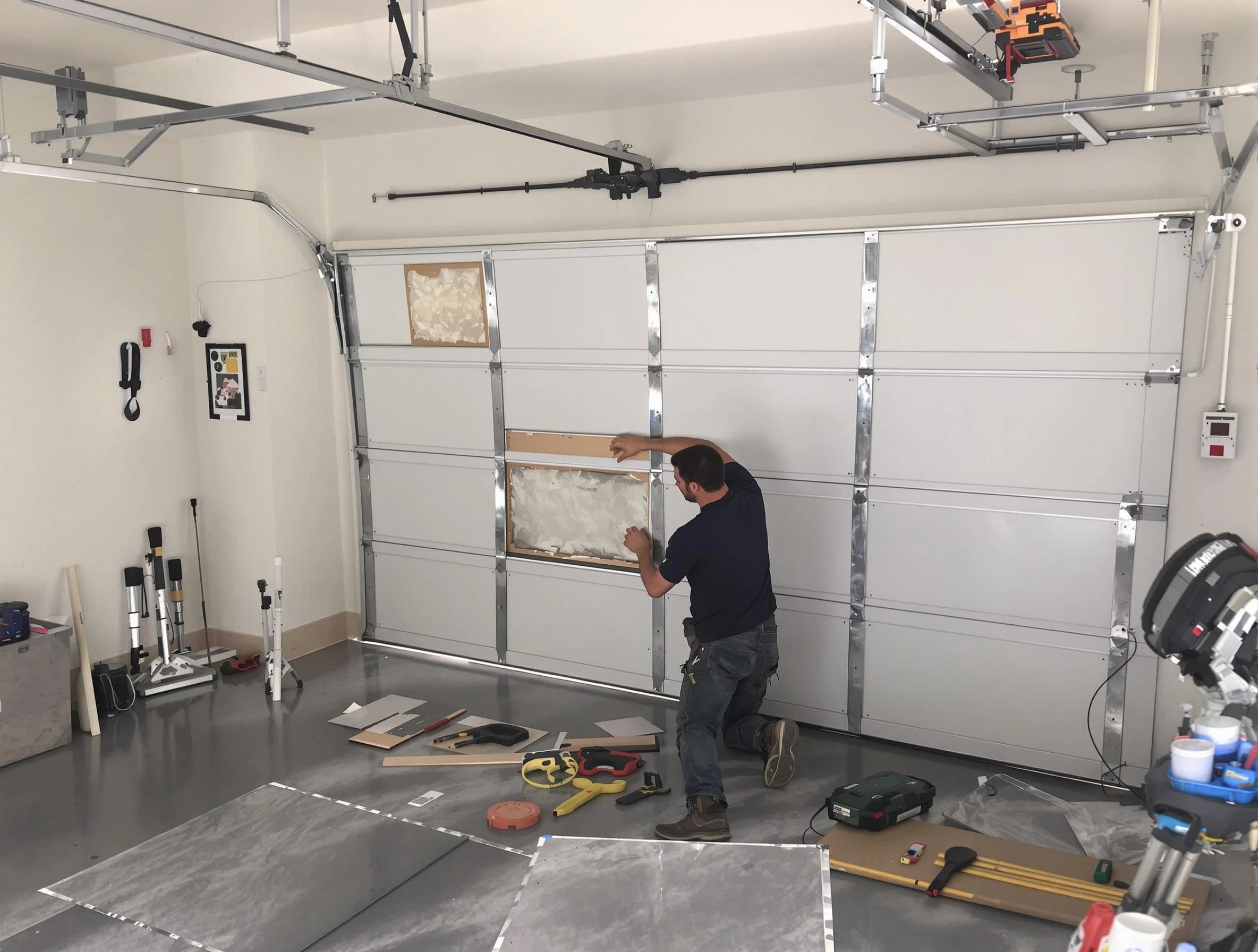 Garage Door Panel Repair in Piscataway